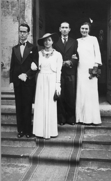 30 Août 1938 : Pierre, X, X, Irène